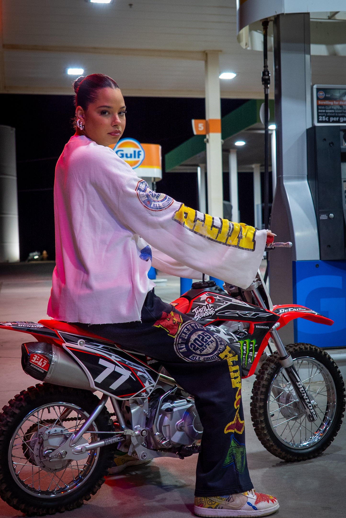 Racing Stacked Sweatpants